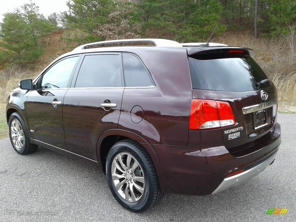 2011 Sorento SX V6 AWD - Java Brown / Black photo #8