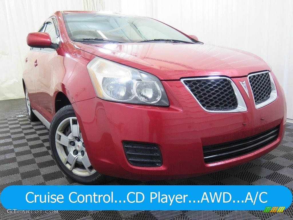 Red Hot Metallic Pontiac Vibe