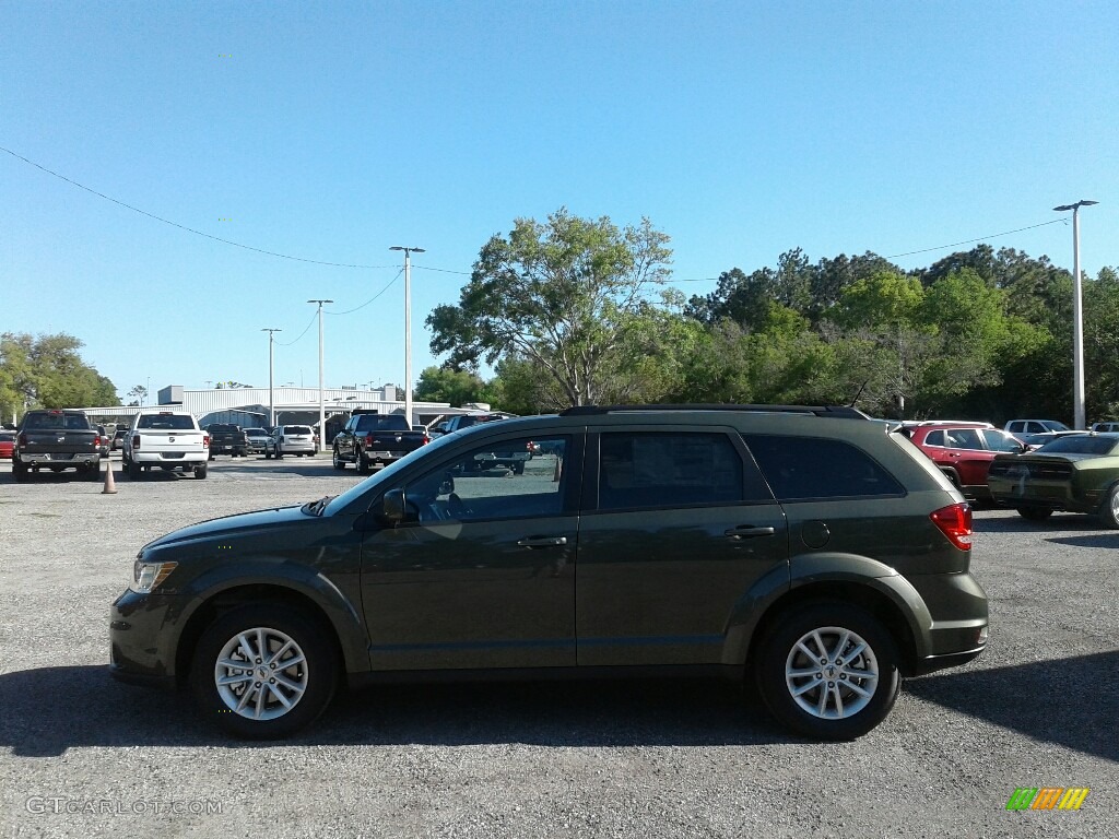 2018 Journey SXT - Olive Green / Black/Light Frost Beige photo #2