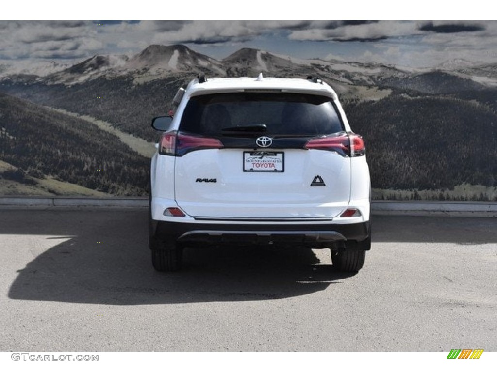 2018 RAV4 Adventure AWD - Super White / Black photo #4