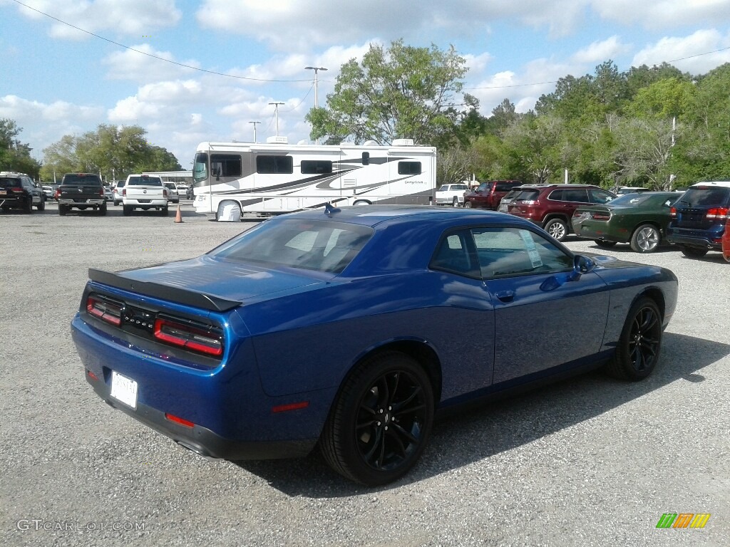 2018 Challenger R/T Plus - IndiGo Blue / Black photo #5