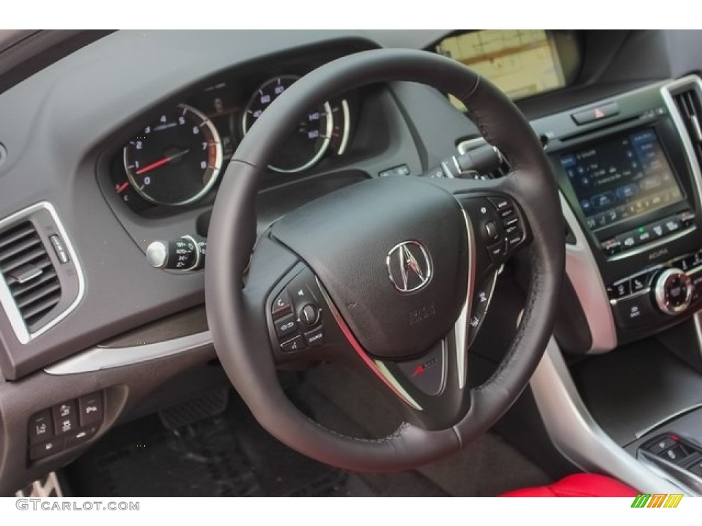 2018 TLX V6 A-Spec Sedan - Bellanova White Pearl / Ebony photo #32