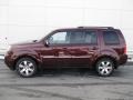 2015 Dark Cherry Pearl Honda Pilot Touring 4WD  photo #2