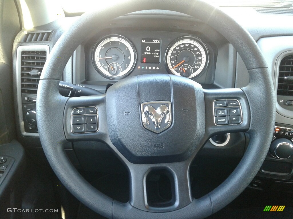2018 1500 Express Crew Cab - Brilliant Black Crystal Pearl / Black/Diesel Gray photo #14