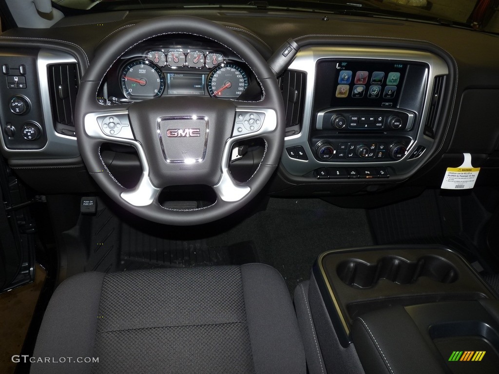 2018 Sierra 2500HD SLE Crew Cab 4x4 - Onyx Black / Jet Black photo #8