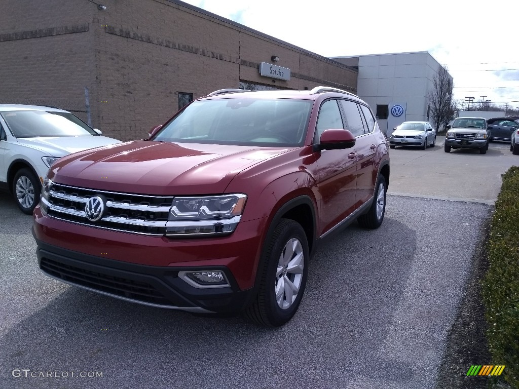 Fortana Red Metallic 2018 Volkswagen Atlas SEL 4Motion Exterior Photo #126168228