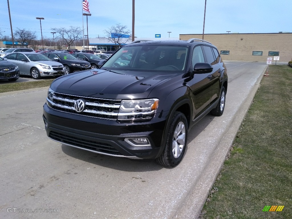Deep Black Pearl 2018 Volkswagen Atlas SEL 4Motion Exterior Photo #126168351