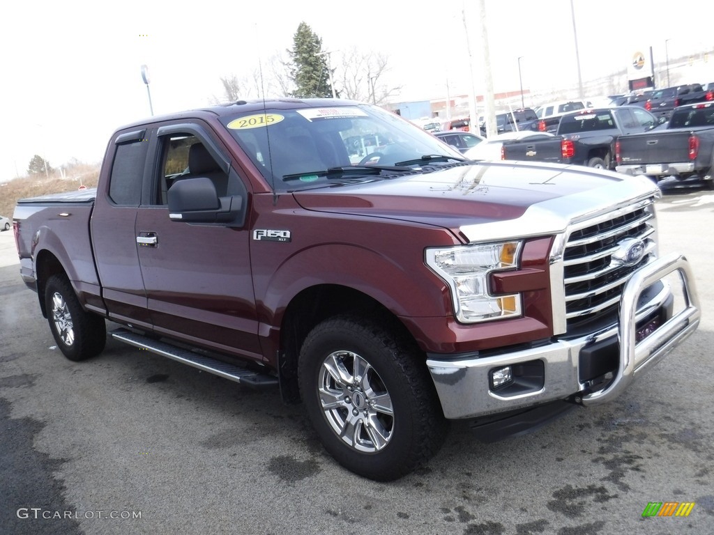 2015 F150 XLT SuperCab 4x4 - Bronze Fire Metallic / Medium Earth Gray photo #11