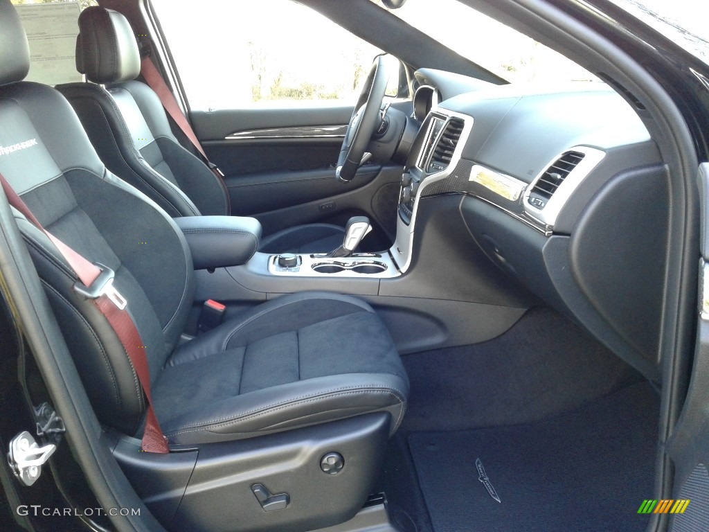 Black Interior 2018 Jeep Grand Cherokee Trackhawk 4x4 Photo #126169035