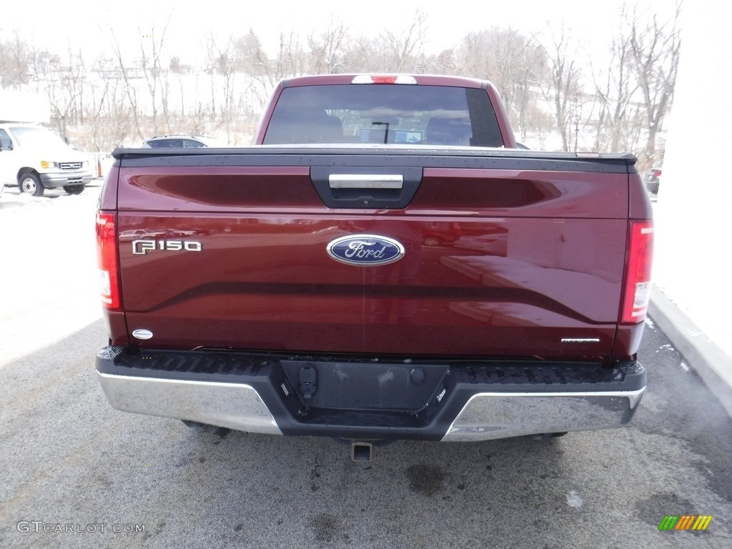 2015 F150 XLT SuperCab 4x4 - Bronze Fire Metallic / Medium Earth Gray photo #14