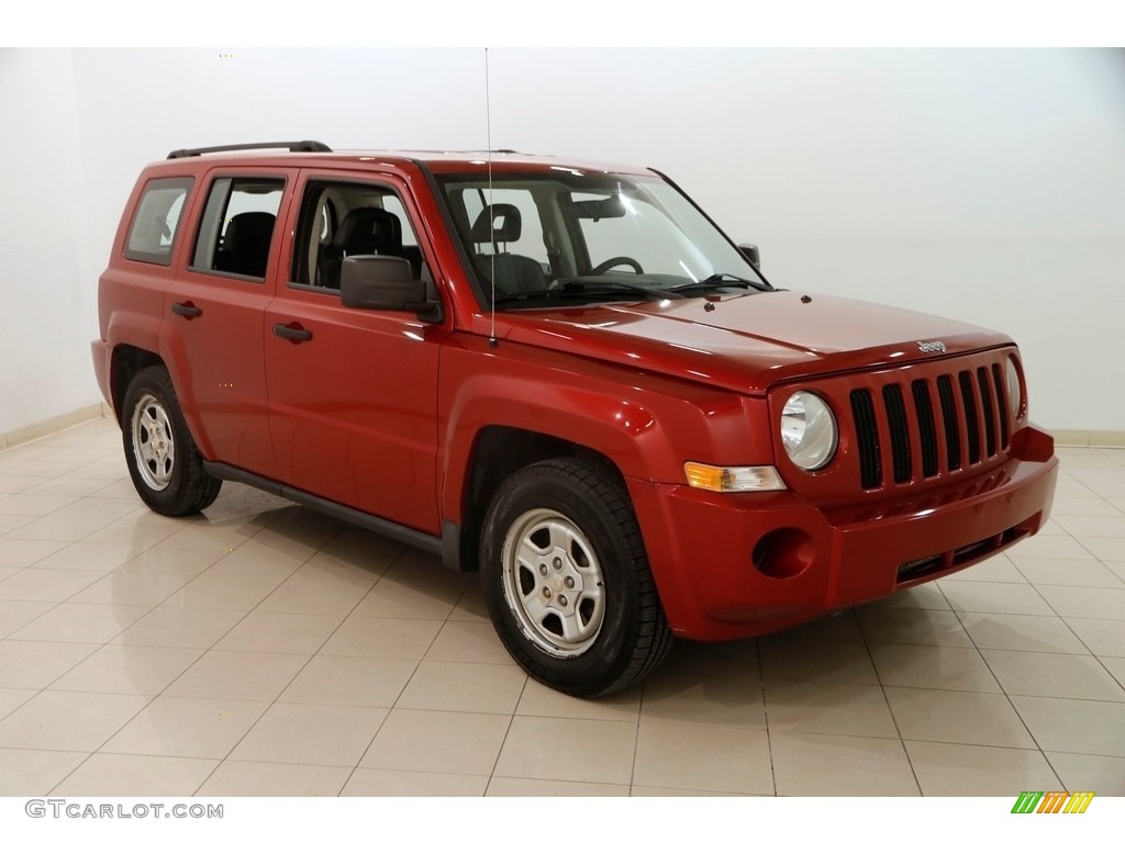 Red Crystal Pearl Jeep Patriot