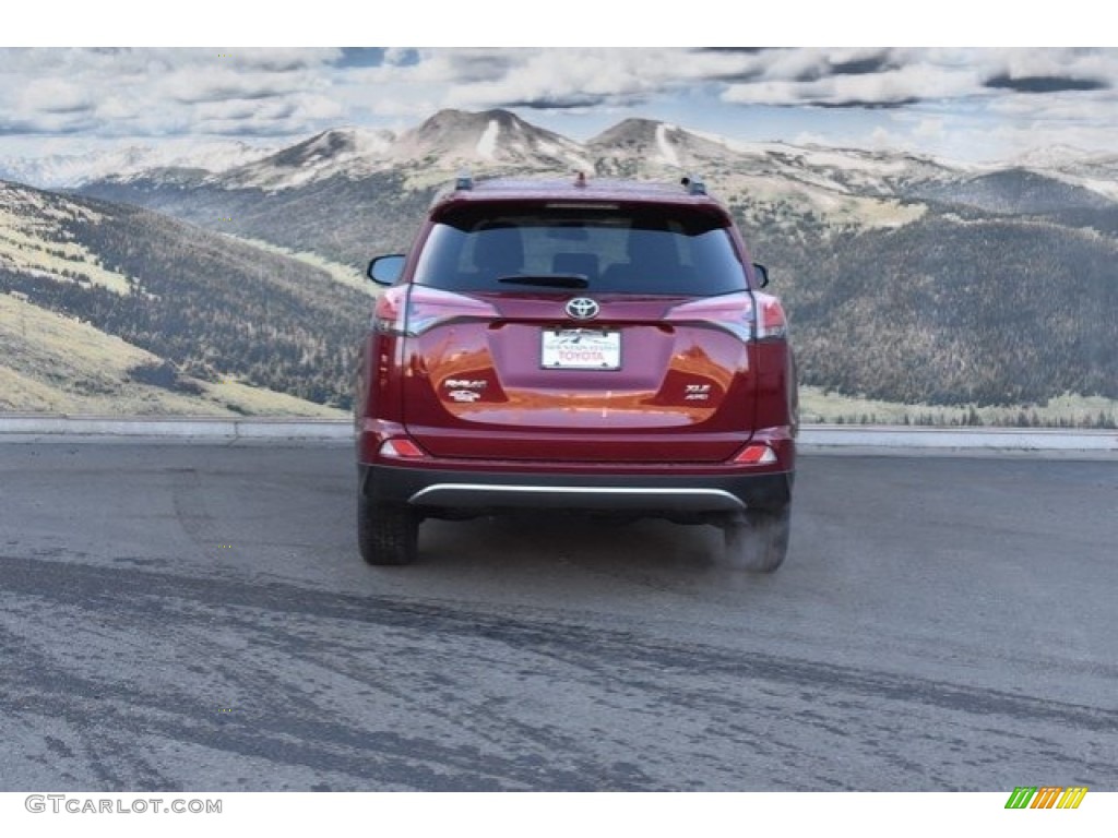 2018 RAV4 XLE AWD - Ruby Flare Pearl / Nutmeg photo #4