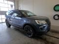 2018 Blue Metallic Ford Explorer XLT 4WD  photo #1