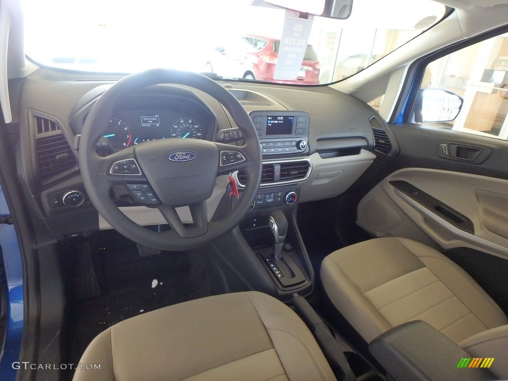 2018 Ford EcoSport S 4WD Medium Light Stone Dashboard Photo #126171795