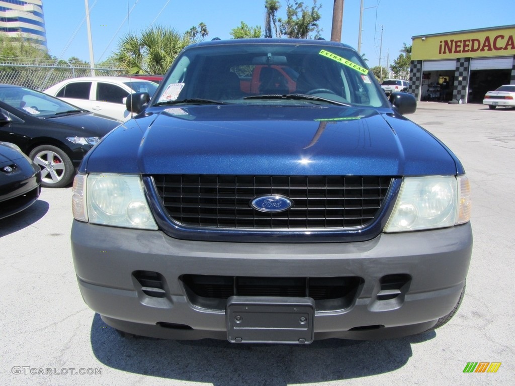 2004 Explorer XLS - Dark Blue Pearl Metallic / Graphite photo #4