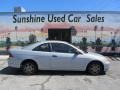 2001 Satin Silver Metallic Honda Civic LX Coupe  photo #2