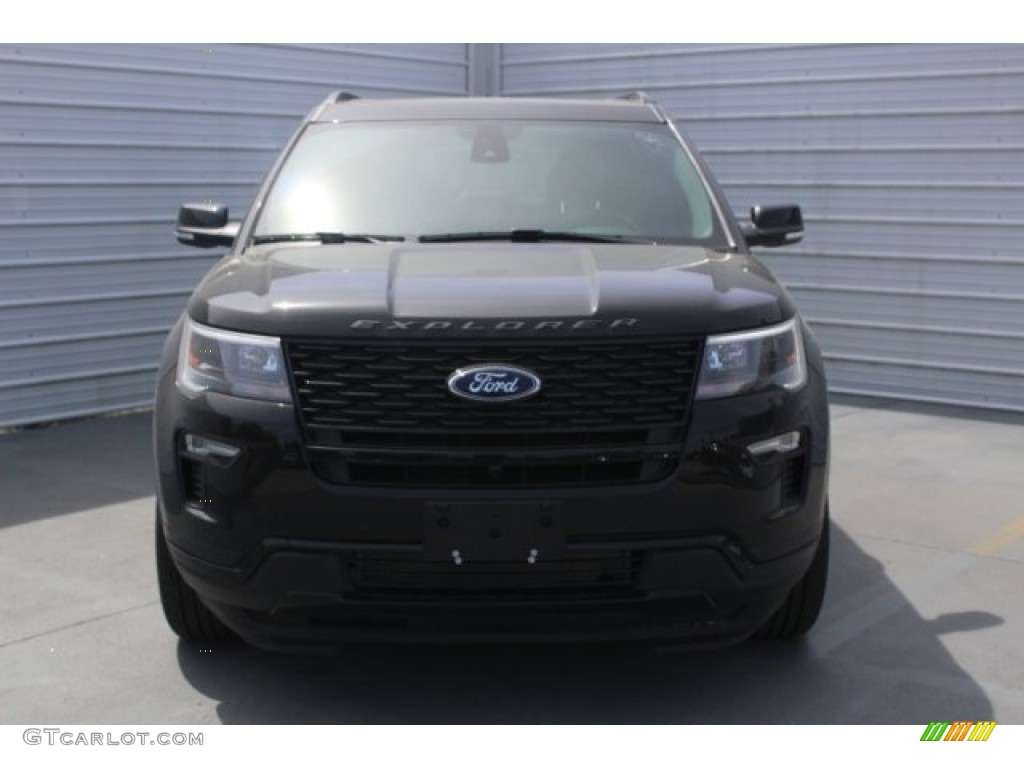 2018 Explorer Sport 4WD - Shadow Black / Ebony Black photo #2