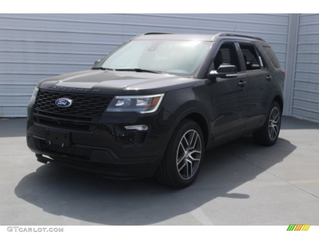 2018 Explorer Sport 4WD - Shadow Black / Ebony Black photo #3