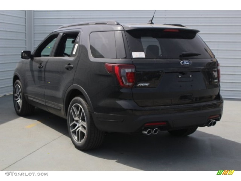 2018 Explorer Sport 4WD - Shadow Black / Ebony Black photo #6