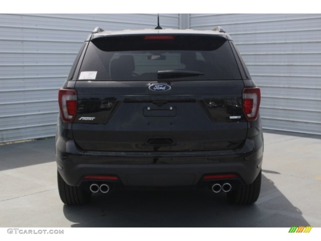2018 Explorer Sport 4WD - Shadow Black / Ebony Black photo #7