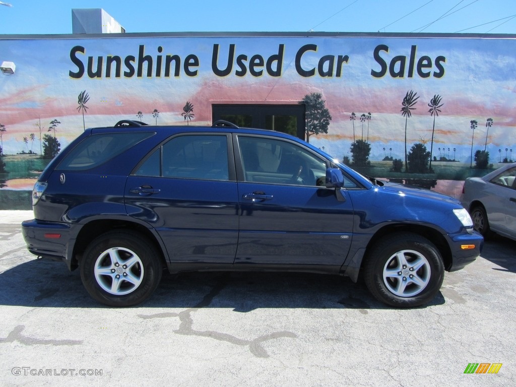 2001 RX 300 - Blue Vapor Metallic / Ivory photo #2
