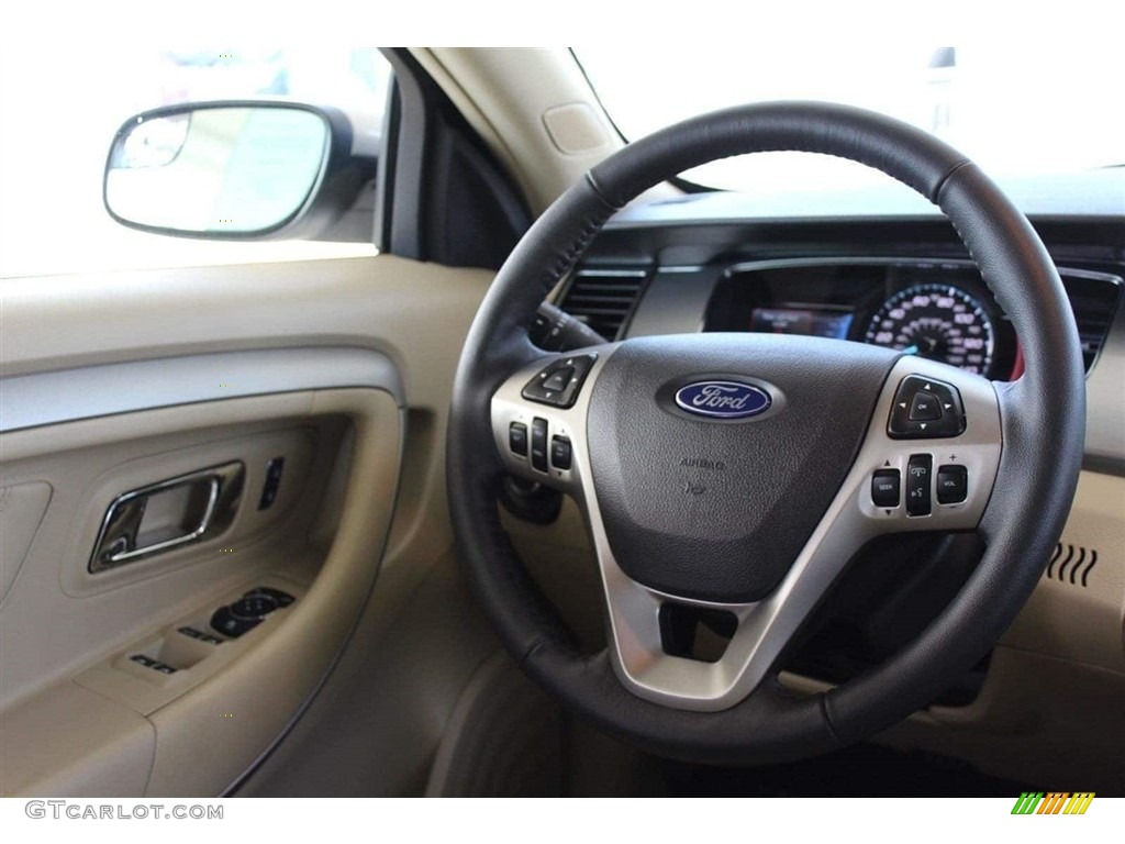 2018 Ford Taurus SEL Dune Steering Wheel Photo #126178101