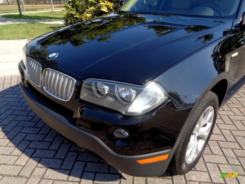 2010 X3 xDrive30i - Jet Black / Sand Beige photo #29