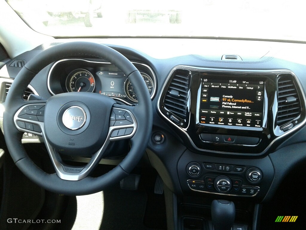 2019 Jeep Cherokee Limited Black Dashboard Photo #126181281