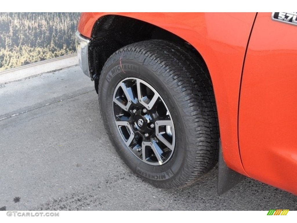 2018 Tundra Limited CrewMax 4x4 - Inferno Orange / Black photo #32