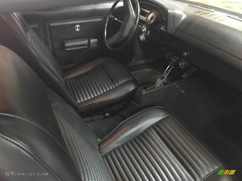 Black Interior 1970 Ford Torino Cobra SportsRoof Photo #126184661