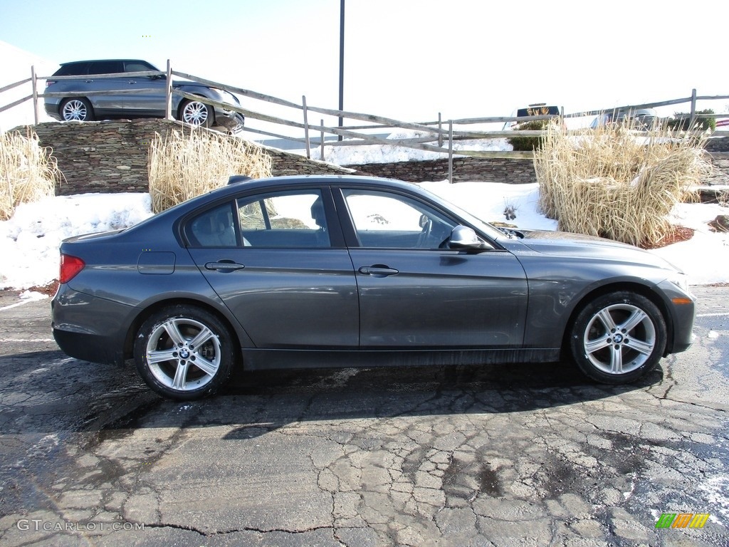 2015 3 Series 320i xDrive Sedan - Mineral Grey Metallic / Black photo #2