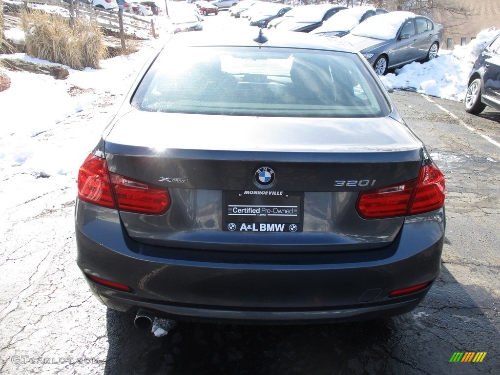 2015 3 Series 320i xDrive Sedan - Mineral Grey Metallic / Black photo #4