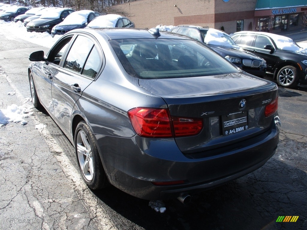 2015 3 Series 320i xDrive Sedan - Mineral Grey Metallic / Black photo #5