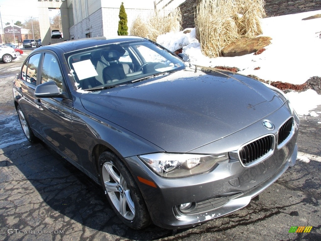 2015 3 Series 320i xDrive Sedan - Mineral Grey Metallic / Black photo #9