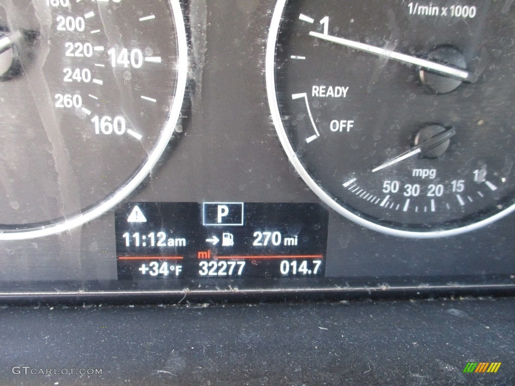 2015 3 Series 320i xDrive Sedan - Mineral Grey Metallic / Black photo #20