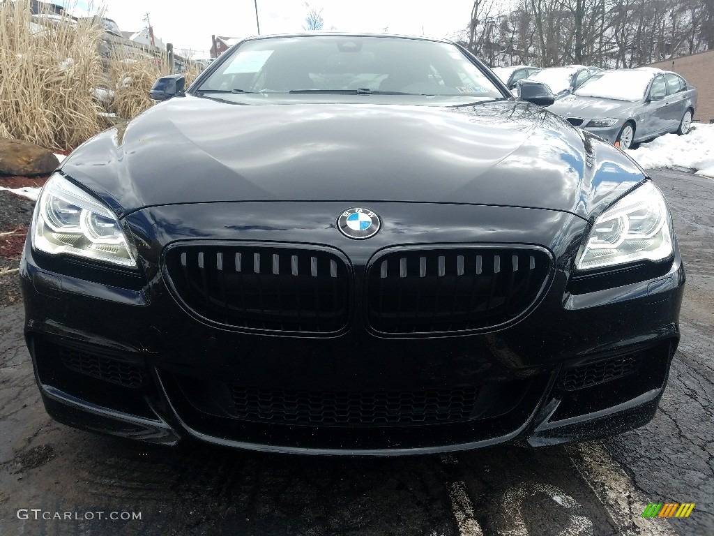 2018 6 Series 640i xDrive Gran Coupe - Black Sapphire Metallic / Black photo #2