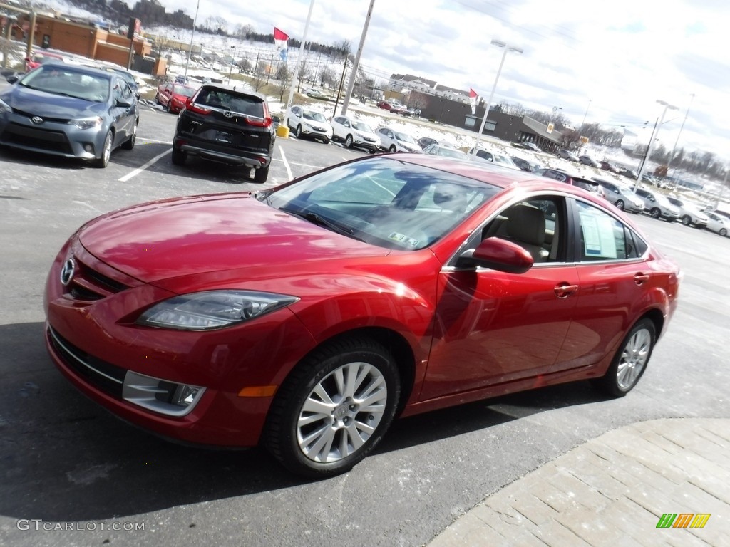 2009 MAZDA6 i Touring - Sangria Red Mica / Beige photo #6