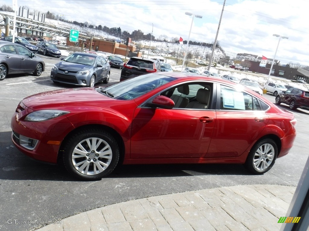 2009 MAZDA6 i Touring - Sangria Red Mica / Beige photo #7