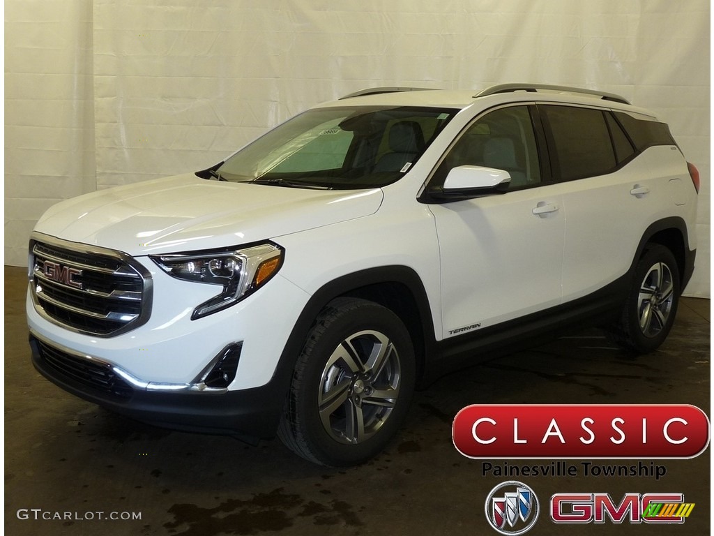 2018 Terrain SLT AWD - Summit White / Medium Ash Gray/­Jet Black photo #1