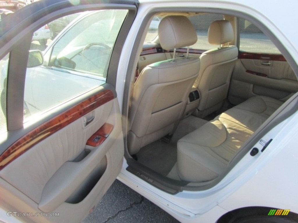 2003 LS 430 Sedan - Crystal White / Ecru photo #19
