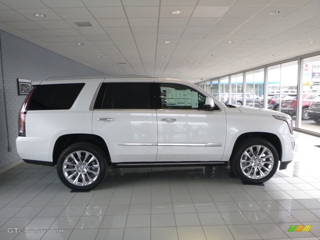 Crystal White Tricoat 2018 Cadillac Escalade Premium Luxury 4WD Exterior Photo #126191027