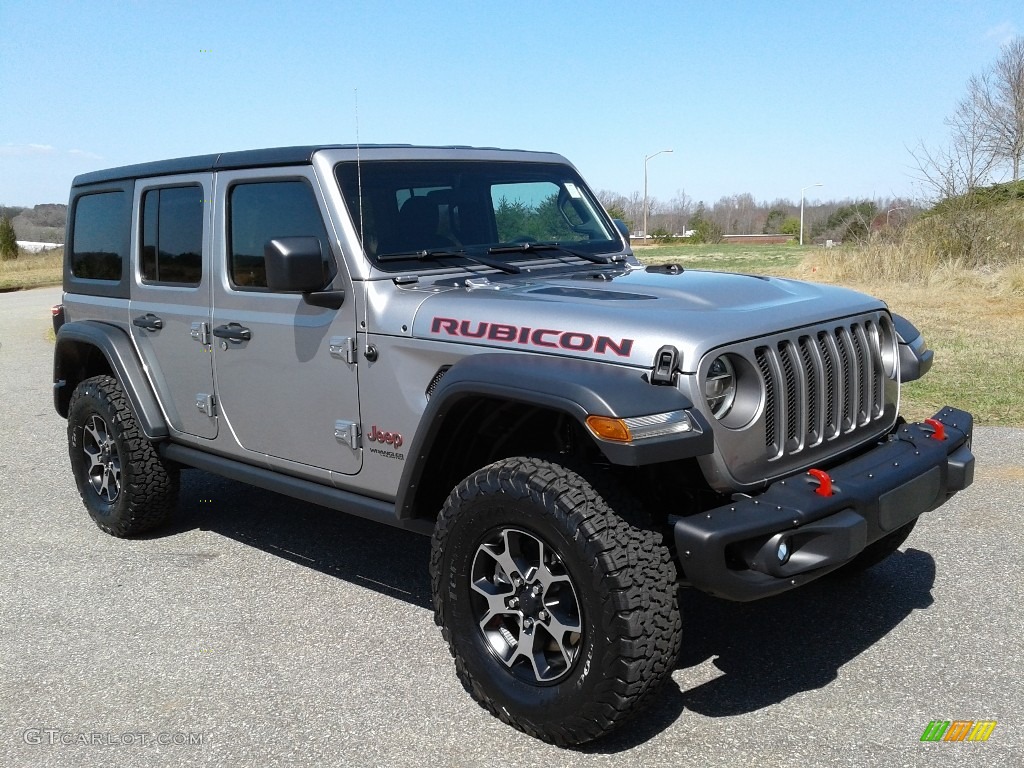 Billet Silver Metallic 2018 Jeep Wrangler Unlimited Rubicon 4x4 Exterior Photo #126194945