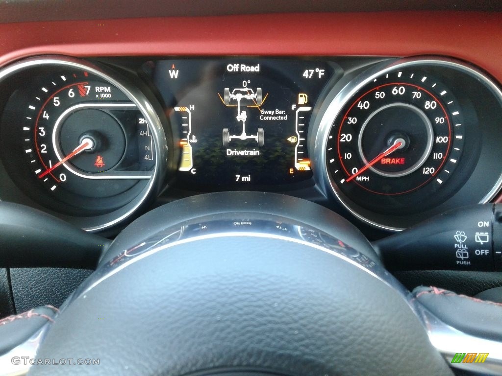 2018 Jeep Wrangler Unlimited Rubicon 4x4 Gauges Photo #126195374