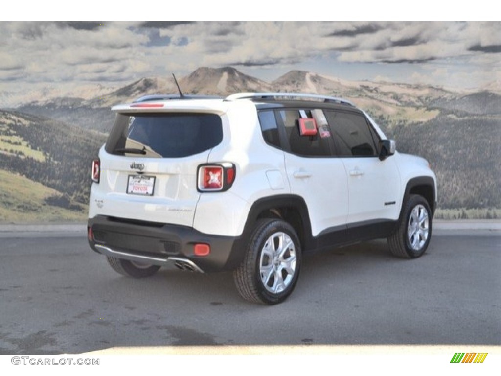 2016 Renegade Limited 4x4 - Alpine White / Black photo #3