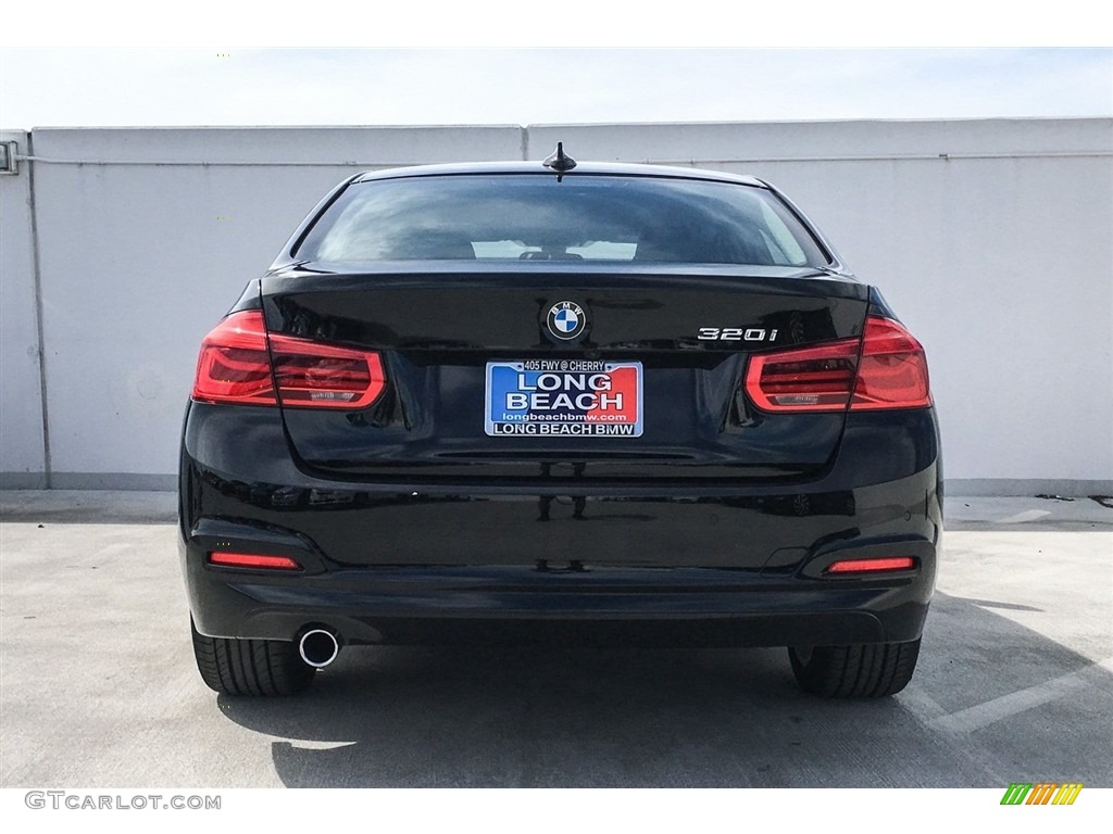 2018 3 Series 320i Sedan - Jet Black / Black photo #4