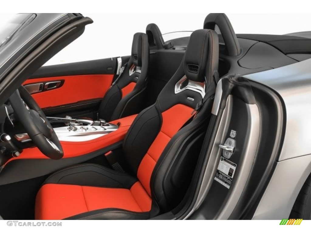 Red Pepper/Black Interior 2018 Mercedes-Benz AMG GT C Roadster Photo #126196838