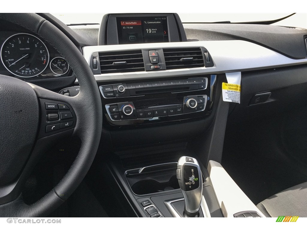 2018 3 Series 320i Sedan - Jet Black / Black photo #6