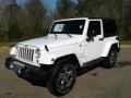 2018 Bright White Jeep Wrangler Sahara 4x4  photo #2