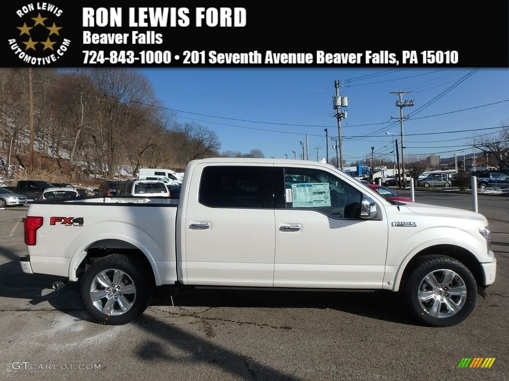 White Platinum Ford F150