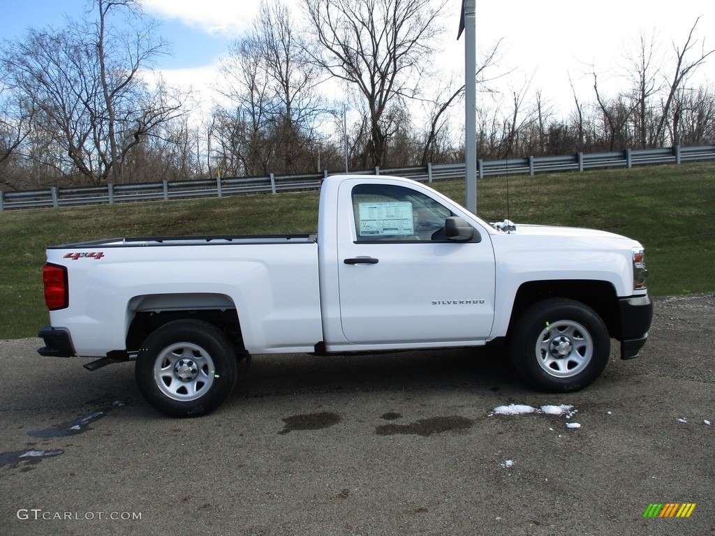 2018 Silverado 1500 WT Regular Cab 4x4 - Summit White / Dark Ash/Jet Black photo #2